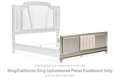 Chevanna King/California King Upholstered Panel Footboard