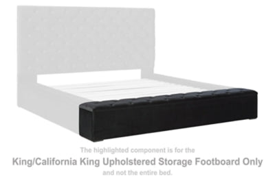 Lindenfield King/California King Upholstered Storage Footboard