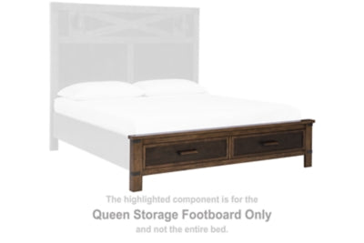 Wyattfield Queen Storage Footboard