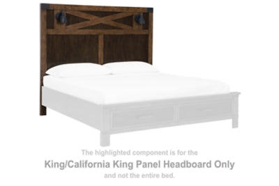 Wyattfield King/California King Panel Headboard