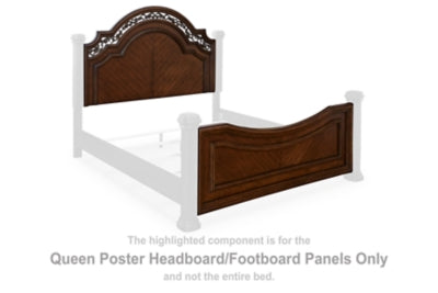 Lavinton Queen Poster Headboard/Footboard Panels