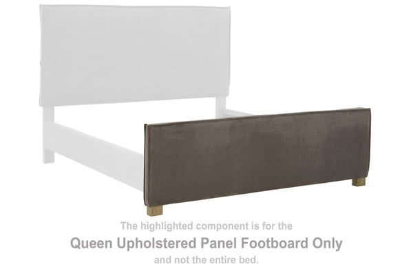 Krystanza Queen Upholstered Panel Footboard