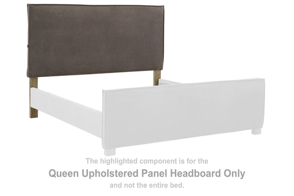 Krystanza Queen Upholstered Panel Headboard