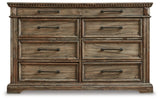 Markenburg King Panel Bed with Dresser