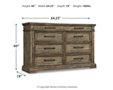 Markenburg King Panel Bed with Dresser