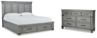 Russelyn King Storage Bed with Dresser