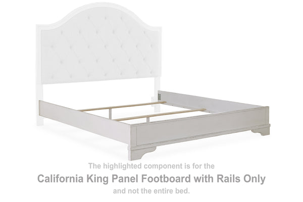 Brollyn California King Panel Footboard with Rails
