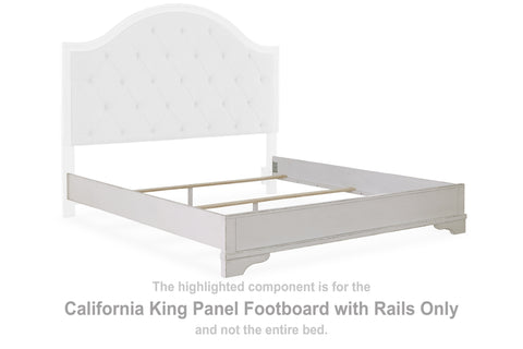 Brollyn California King Panel Footboard with Rails