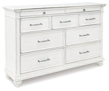 Kanwyn Queen Panel Bed with Dresser