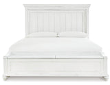 Kanwyn King Panel Bed with Storage Bench