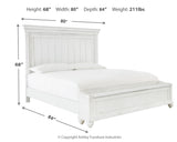Kanwyn Queen Panel Bed with Storage with Mirrored Dresser