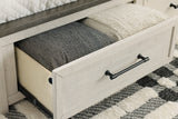 Brewgan California King Panel Storage Bed with Dresser