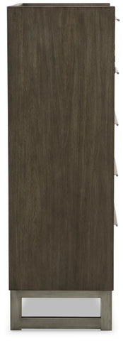 Arkenton Queen Panel Bed with Mirrored Dresser and Chest