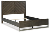 Arkenton Queen Panel Bed with Mirrored Dresser and Chest