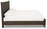 Arkenton California King Panel Bed with Mirrored Dresser