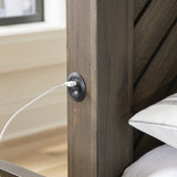 Arkenton King Panel Bed with Mirrored Dresser, Chest and Nightstand
