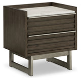 Arkenton King Panel Bed with Mirrored Dresser, Chest and Nightstand