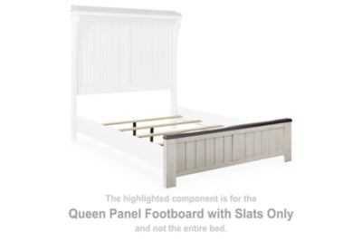 Darborn Queen Panel Footboard with Slats