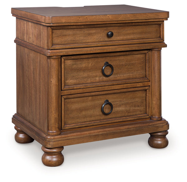Chadworth Three Drawer Night Stand