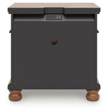 Chadworth Three Drawer Night Stand