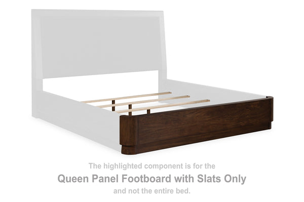 Kendamor Queen Panel Footboard w/Slats