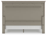 Lexorne California King Sleigh Bed with Mirrored Dresser