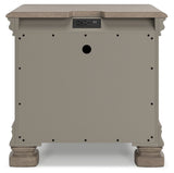 Lexorne King Sleigh Bed with Mirrored Dresser, Chest and 2 Nightstands