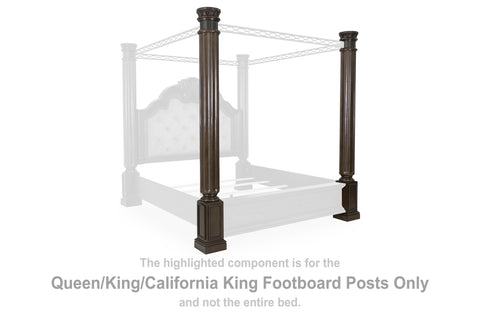 Maylee Q/K/CK Footboard Posts