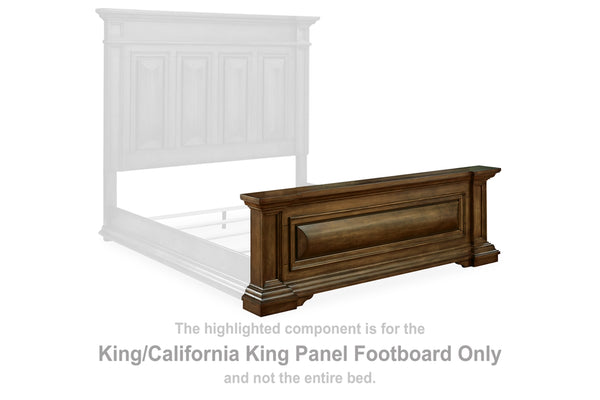 Channley King/Cal King Panel Footboard