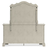 Arlendyne King Upholstered Bed with Mirrored Dresser and Chest