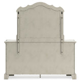 Arlendyne California King Upholstered Bed with Mirrored Dresser and Nightstand