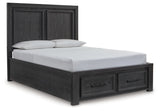 Foyland Queen Panel Storage Bed