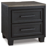 Foyland Queen Panel Storage Bed with Mirrored Dresser and 2 Nightstands
