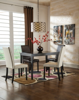 Kimonte Dining Table and 4 Chairs