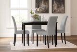 Kimonte Dining Table and 4 Chairs