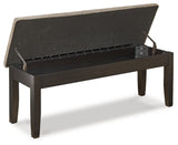 Ambenrock 48 Upholstered Dining Storage Bench