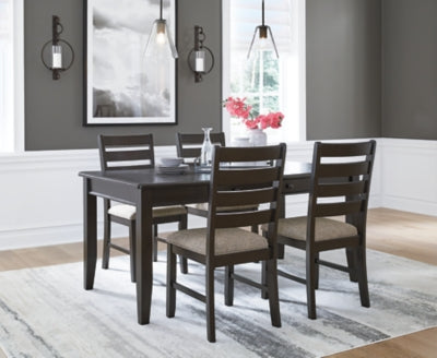 Ambenrock Dining Table and 4 Chairs