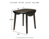 Hammis Dining Table and 2 Chairs