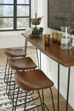 Wilinruck Counter Height Dining Table and 3 Barstools