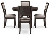 Langwest Dining Table and 4 Chairs (Set of 5)