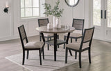 Corloda Dining Table and 4 Chairs (Set of 5)