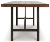 Kavara Counter Height Dining Table and 2 Barstools and 2 Benches