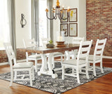 Valebeck Dining Table and 6 Chairs