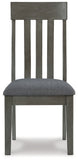 Hallanden Dining Table and 4 Chairs and Bench with Storage