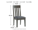 Hallanden Dining Table and 4 Chairs and Bench with Storage