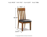 Ralene Dining Table and 4 Chairs and Bench with Storage