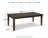 Haddigan Dining Table and 6 Chairs with Storage