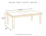 Haddigan Dining Table and 8 Chairs with Storage