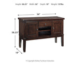 Haddigan Counter Height Dining Table and 4 Barstools with Storage