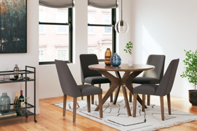 Lyncott Dining Table and 4 Chairs